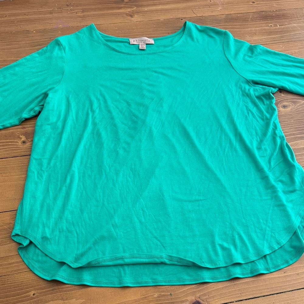 Philosophy‎ Vibrant Green Women's Blouse